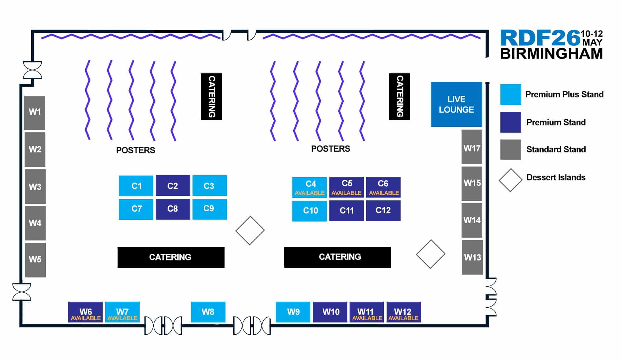 Exhibition Plan RDF26 with Live Lounge